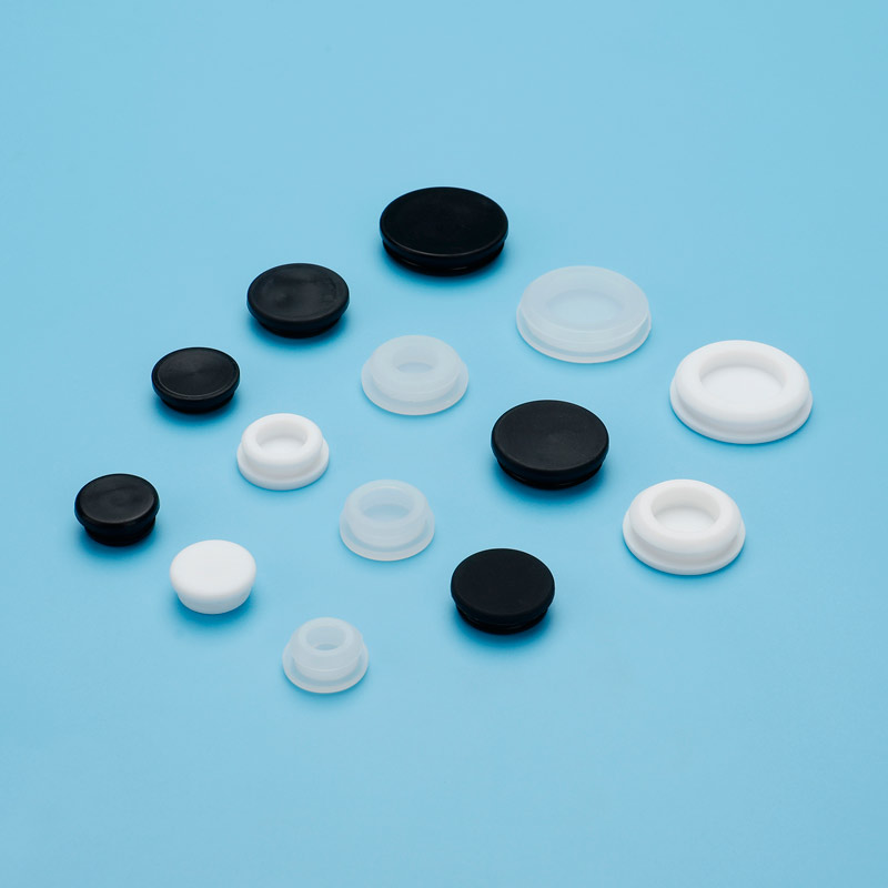 黑色硅膠卡扣塞子 減震橡膠塞